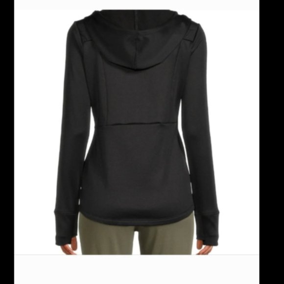 Avia Jackets & Coats Avia Mixed Media Full Zip Hooded Active Jacket